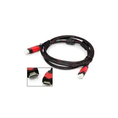 UNITEC - Cable Hdmi 5 Metros Doble Filtro Reforzado Mallado Punta Dorada