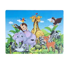 GENERICO - Rompecabezas En Madera Animales Jungla Elefante Aprendizaje