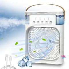 JAYSTORE - Ventilador Humidificador LED Ambientador Hogar USB Enfriador