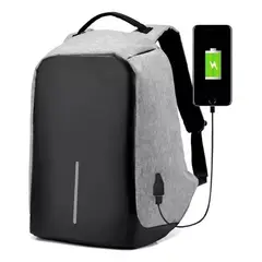 GENERICO - Mochila Morral Anti Robo Material Inpermeable Puerto USB_.