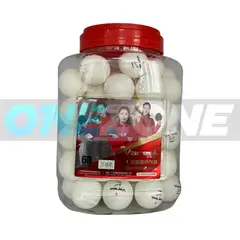GENERICO - Pelota Ping Pong Tenis/mesa Varesi 1 Estrella X60unds Blanco