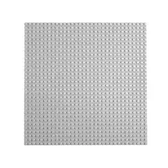 GENERICO - Placa Base Compatible Con Lego 25cm X 25 Cm Gris Interactiva