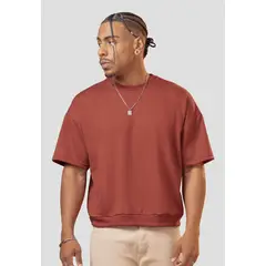 ATYPICAL - Camiseta Hombre Terracota 105614