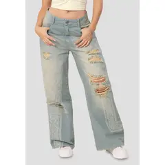 ATYPICAL - Jean Mujer Azul 105373