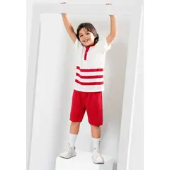 MARKETING PERSONAL - Conjunto Infantil Masculino Rojo Mp 104851