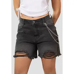 ATYPICAL - Short Mujer Negro 105380