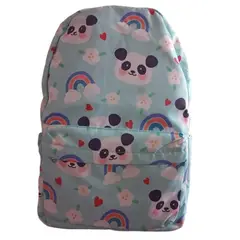 JUGANDO Y EDUCANDO - Mochila De Panda Con Estampado De Arcoíris Para Niños