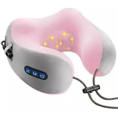 GENERICO - Cojín masajeador de cuello rosado