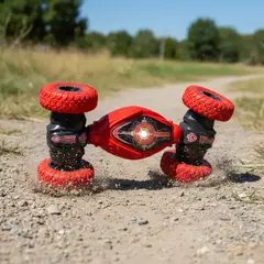 GENERICO - Coche RC Carro Loco 360 Velocidad y Diversión Rojo