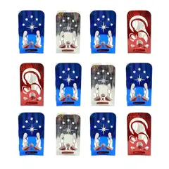 GENERICO - Faroles Navideños Día de las Velitas Set x 12 Unidades