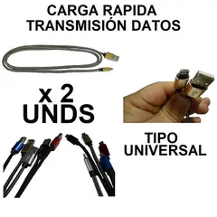 UNIVERSAL - 2 Cables Carga Tipo