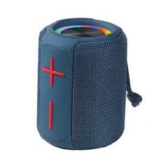 MOVISUN - Parlante Inalambrico Bluetooth Bomb Con Luz Rgb COLOR AZUL