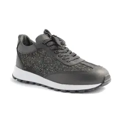 NOHORA GELVEZ - Tenis Moritz en Cuero italiano color negro