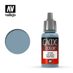 MANUEL VALLEJO - Pintura Acrilicos Vallejo GameColor 72102 Gris Acero 18ml