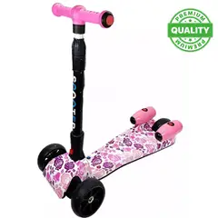 ONE PIXEL - Patineta Scooter Humo Para Niños Bluetooth Rosada One Px