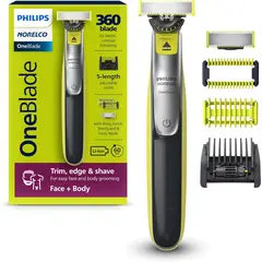 PHILIPS - Afeitadora Eléctrica Oneblade 360 Híbrida Barba Cuerpo QP2834