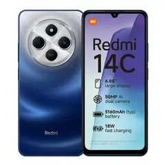 XIAOMI - Celular Redmi 14C 256GB 8GB RAM Ampliable a 16GB Azul