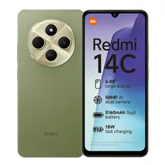 XIAOMI - Celular Redmi 14C 128GB 4GB RAM Ampliable a 8GB Verde
