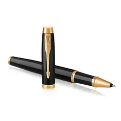 PARKER - Bolígrafo Roller Im Negro - Acabado Oro 1931659