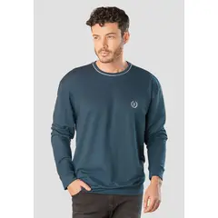 RUTTA - Buzo Hombre Azul Petróleo 105953