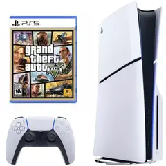 PLAYSTATION - Consola 5 Slim Disco 1TB Con Juego Grand Theft Auto V PS5
