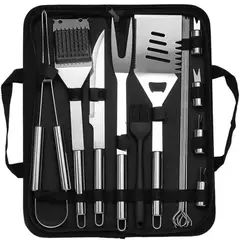 ONE PIXEL - Kit Asados Parrillero Bbq 12 Piezas
