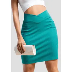 MARKETING PERSONAL - Falda Corta Mujer Verde Jade Mp 105200