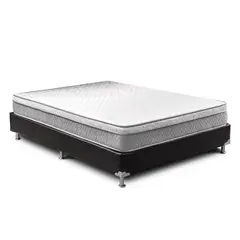 KAIU HOME - Combo Deko Queen Base + Colchon Resortado 160x190