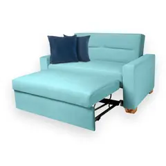 ESTILO RELAX - Sofá Cama Orquídea 3 en 1 - Turquesa - Estilo Relax®