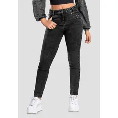 MARKETING PERSONAL - Jean Infantil Femenino Negro Mp 105501