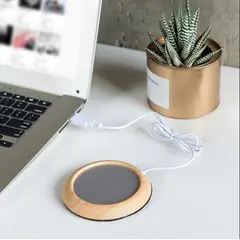 GENERICO - Calentador de Mugs con Puerto USB