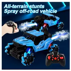 HOME - Carro Jeep Todo Terreno 4X4 Luces Led Humo Turbina y Sonidos