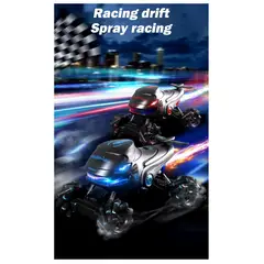 HOME - Carro Tiburon Luces Led Humo Turbina Led Con Sonidos