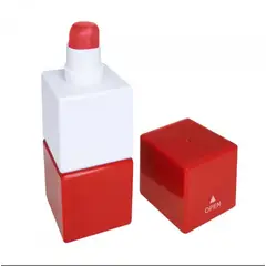 GENERICO - Resaltador con Piezas Móviles en Forma de Cubo Rubik Rojo