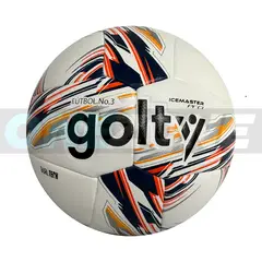 GOLTY - Balón De Fútbol 3 Pro Ice Master Dualtech Naranja