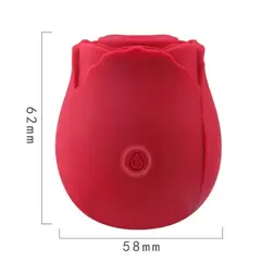 GENERICO - Vibrador Succionador Recargable Juguete Sexual Rosa Premium