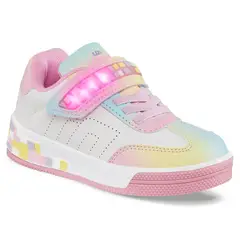 LOS GOMOSOS - Tenis Luces Perenne Rosa para Niña