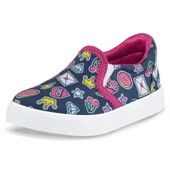 LOS GOMOSOS - Tenis Casuales Tess Azul Osc para Niña