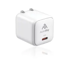 AUTOSKY - Cargador Mini Carga Rapida Tipo C 30w Nano Series Certificado