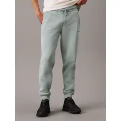 CALVIN KLEIN - Jogger Verde De Chándal Con Logo Monograma