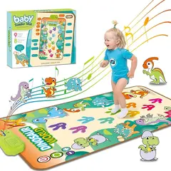 JUGUETERIA EXPRESS - Tapete Piano Musical Para Bebes Interactivo Dinosaurios