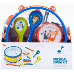 JUGUETERIA EXPRESS - Set De Intrumentos Musicales Para Niños 9 Piezas Percusión