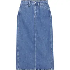 CALVIN KLEIN - Falda azul larga denim