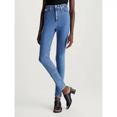 CALVIN KLEIN - High azul Rise Skinny jeans