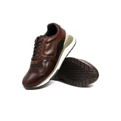 GENERICO - Tenis Cuero Hombre Coñac Ocai Atlanta_.