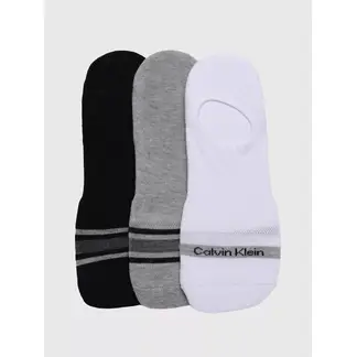 CALVIN KLEIN - Pack negro de 3 medias con logo