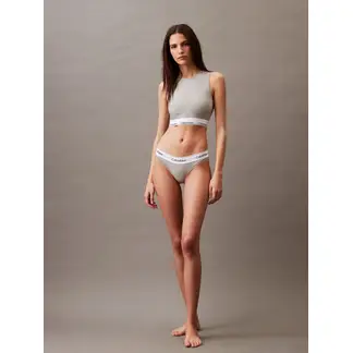 CALVIN KLEIN - Top Gris De Espalda Abierta - Modern Cotton