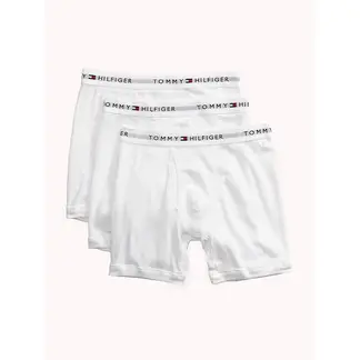 TOMMY HILFIGER - 3 Pack de Boxer Brief Blancos En Algodón