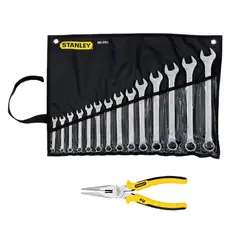 STANLEY - Juego De Llaves Combinada 7-24mm 86-081