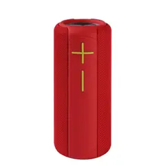 MOVISUN - Parlante Inalambrico Bluetooth Tower Luz Rgb Ipx6 COLOR ROJO